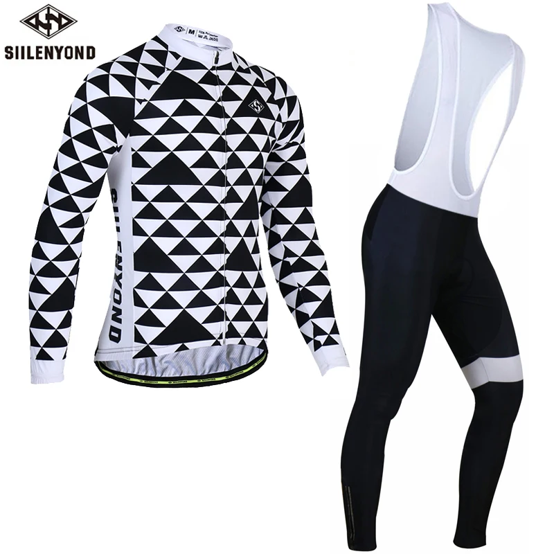 

Siilenyond 2019 зимний термальный флисовый набор для велоспорта, сохраняющий тепло, одежда для велоспорта, костюм с длинным рукавом, MTB Одежда для е...