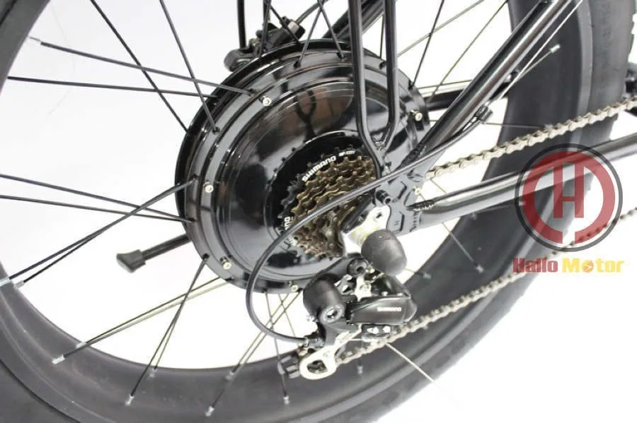 ConhisMotor мощный Fat Tire 48 V 1000 W 2" Зимний электровелосипед задняя часть электровелосипеда Перевозчик 48 V 20AH литиевая батарея многоцветное колесо