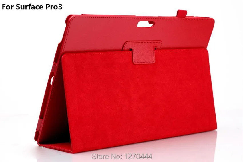 2017 Новый Лучший кожаный смарт чехол для планшета Microsoft Surface Pro 3 4 12 ''защитный