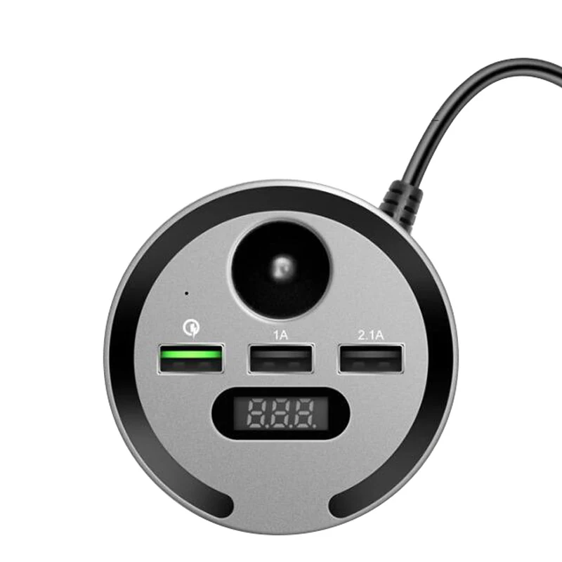 Bluetooth Автомобильный MP3-плеер fm-передатчик 3 выхода USB 1 А адаптер для прикуривателя