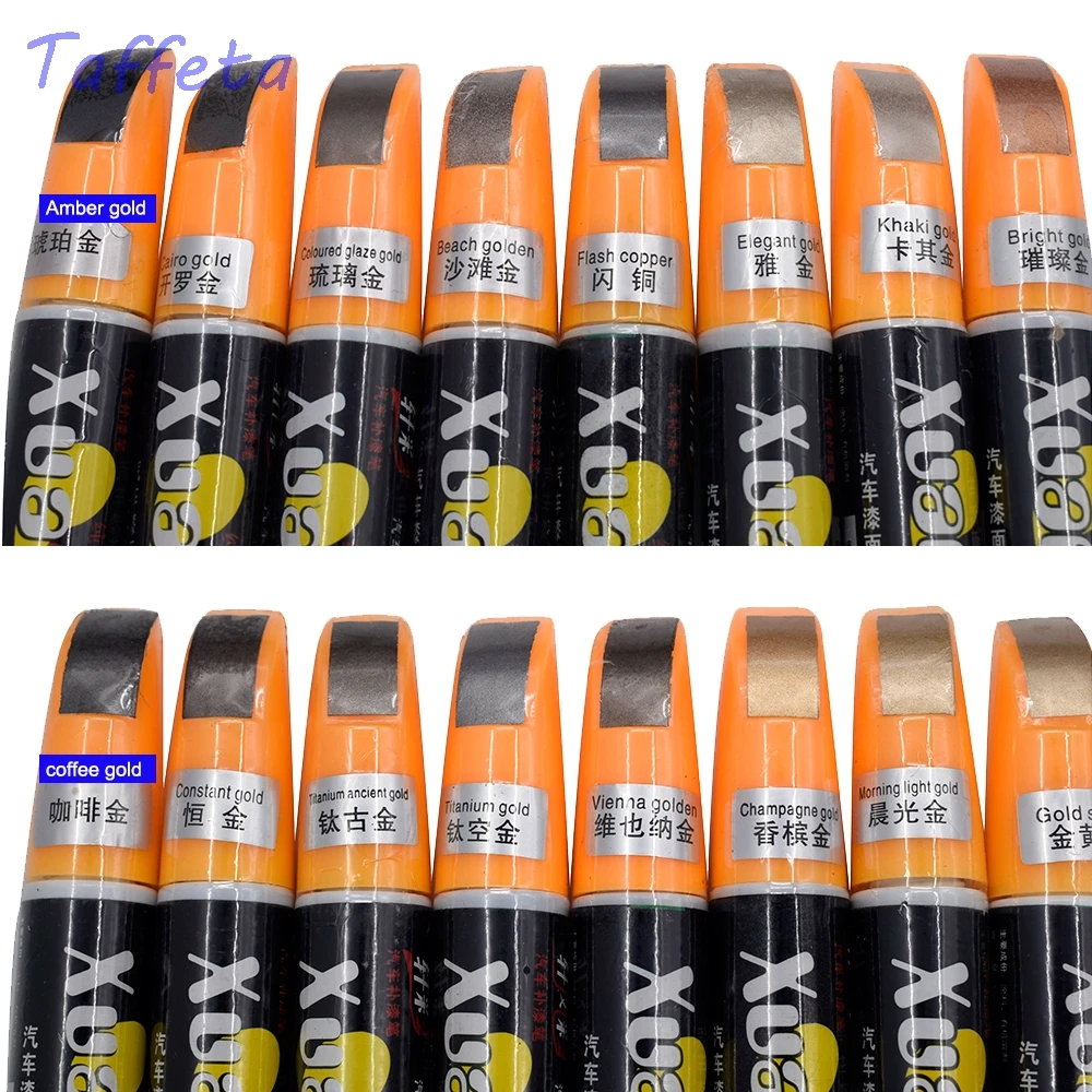 

1pcs Khaki gold champagne Beach elegant gold Colors Car Repair Pen Car Pro Smart Coat Paint Scratch Car Smart Coat 12ML