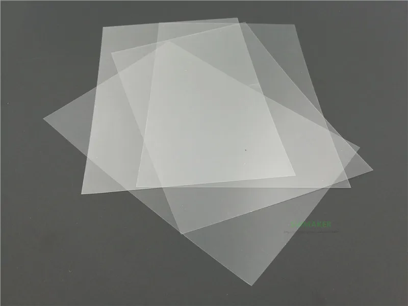 5pcs 210*297*0.1 mm UV resin Non-Stick Reservoir Coating release liner 210x297mm for SLA DLP 3D printer accessory parts | Компьютеры и