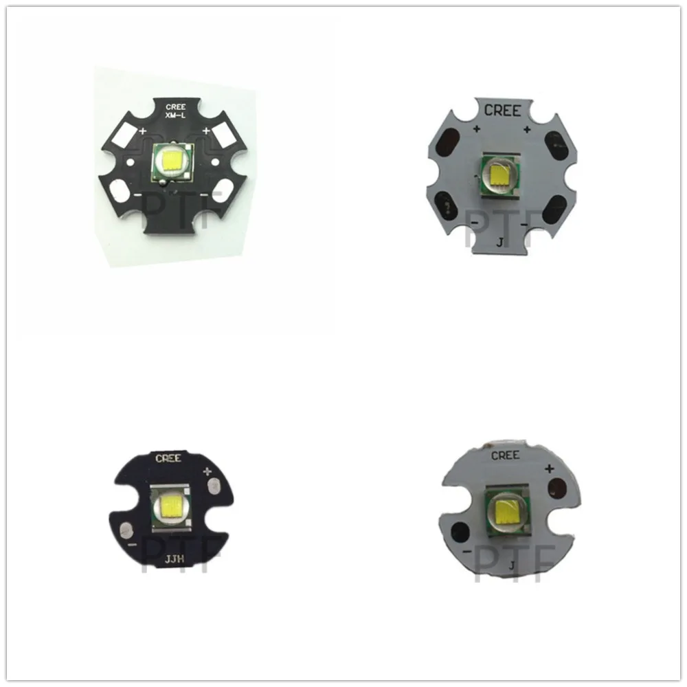 2 шт. CREE XML XM L T6 LED U2 10 Вт белый (6500K 7000K) светодиодный эмиттер высокой мощности с