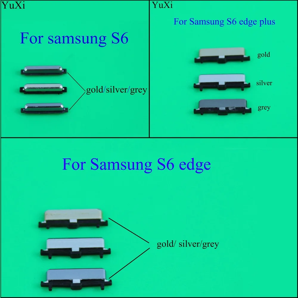 YuXi кнопка включения + Кнопка громкости для Samsung Galaxy S6 G9208 G9209 G9200 Edge G925 G925F G925A G9280 edge