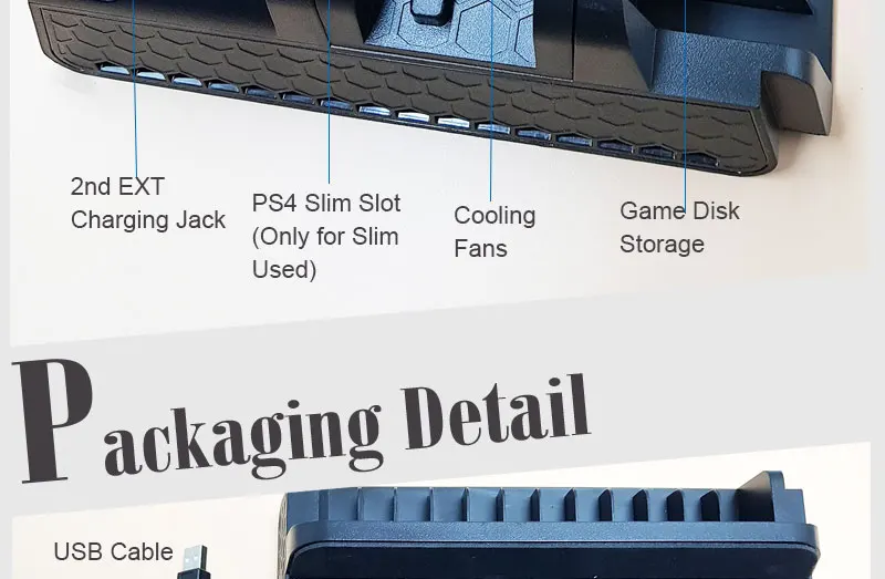 PS4 Slim/PRO вертикальная подставка с охлаждающими вентиляторами двойной контроллер зарядная станция кулер Зарядное устройство Док-станция для SONY Playstation 4