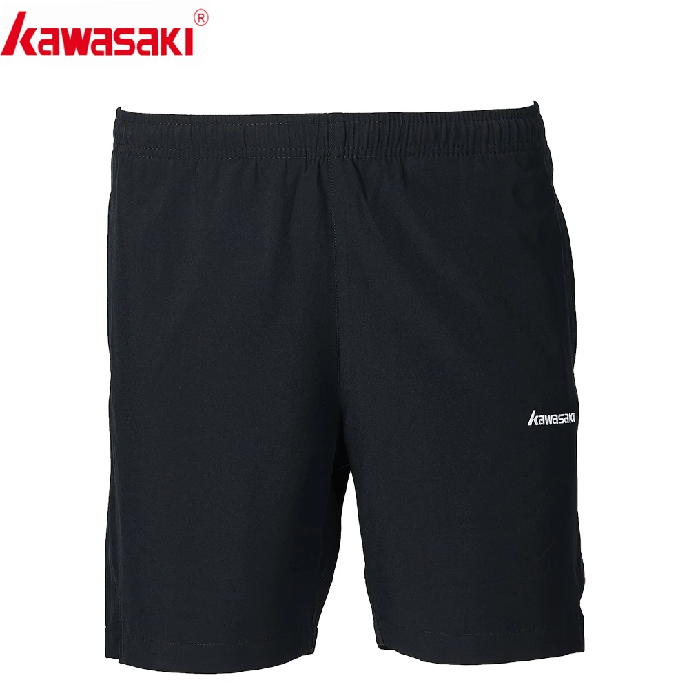 Kawasaki, летние шорты для бега, мужские спортивные шорты для бега, фитнеса, бадминтона, шорты для тенниса, спортивные шорты для спортзала, SP-S1652 - Цвет: Black