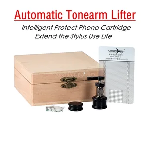 Высококачественный автоматический подъемник тонарма, безопасный подъемник для проигрывателя виниловых дисков, с упаковкой в деревянную коробку