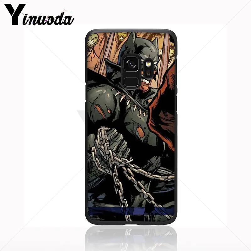 Yinuoda Черная пантера Marvel Comics аксессуары для телефона чехол Samsung Galaxy s9 s8 plus note 8 note9 s7