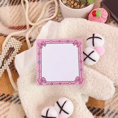 Kawaii Pink Girlhood липкий блокнот для заметок дневник стационарные хлопья скрапбук декоративный милый скандинавский стиль N Times Sticky - Цвет: 5