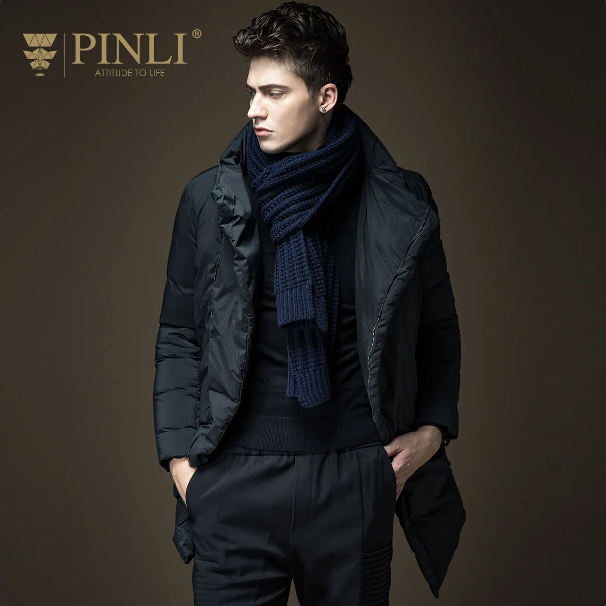 

2019 Hijab Adult Winter Scarf Men Limited Cotton 80cm-100cm Solid Pinli Autumn New Fashion Men's Male B163320057