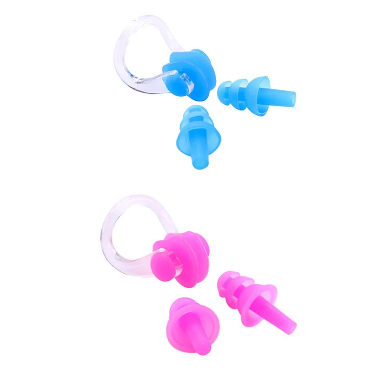 Портативные Детские аксессуары для плавания очки затычки ушей пляжная сумка