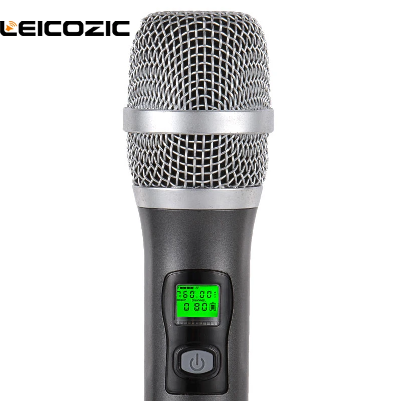 Leicosic 8 канальный беспроводной микрофон ручной система UHF Mikrafon Microfono microfone sem fio mikrofon