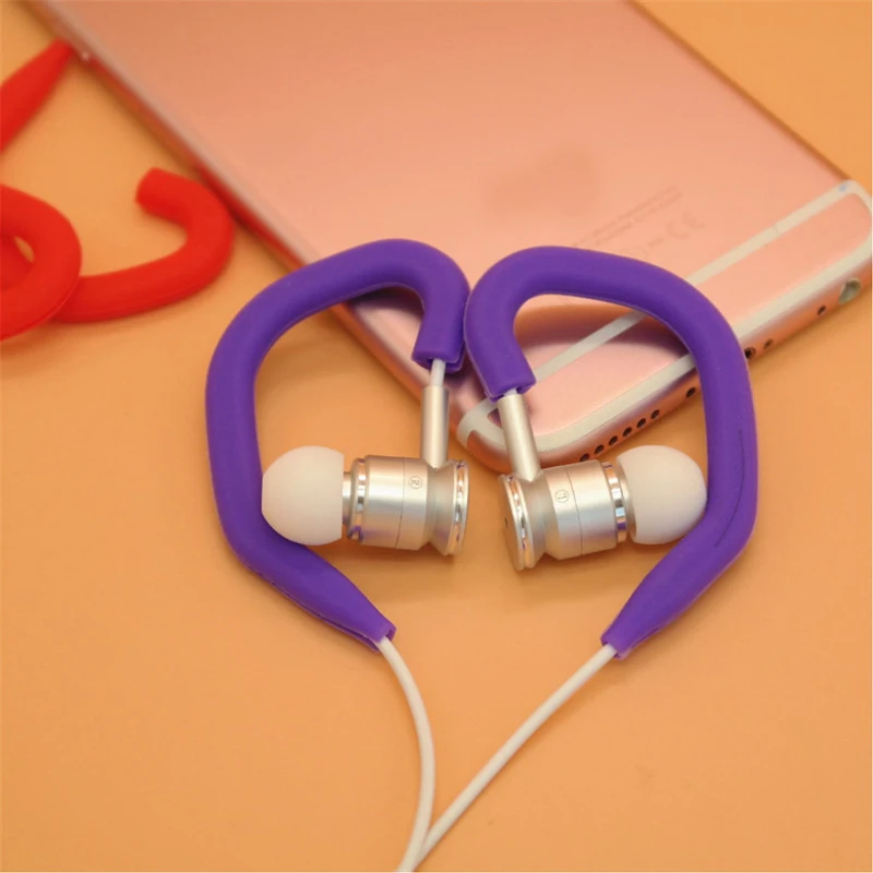 4 шт/2 пары Красочные Силиконовые Наушники зажим крюк дужка наушников ушной
