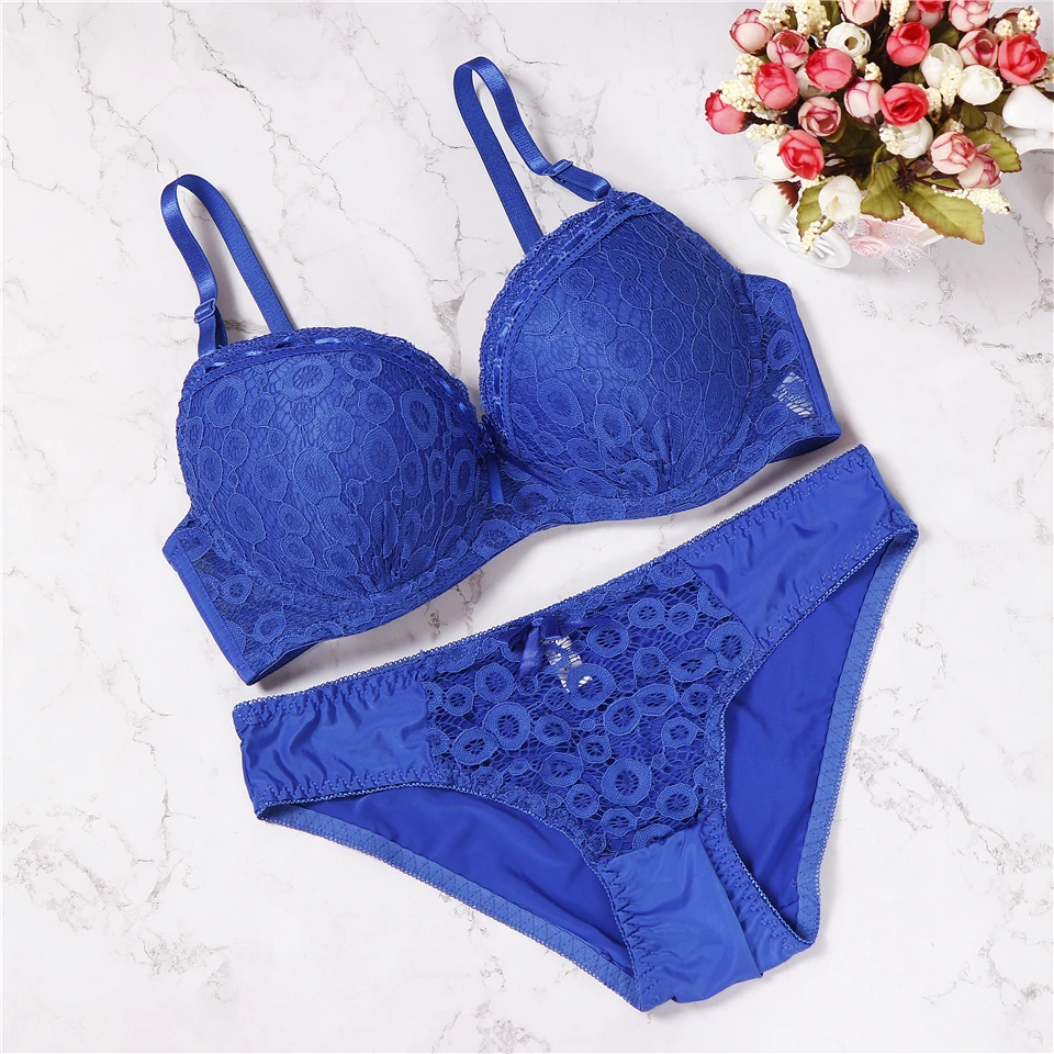 2018 роскошный высококлассный Женский комплект с бюстгальтером пуш ап 75 80 85 90 95 CDE