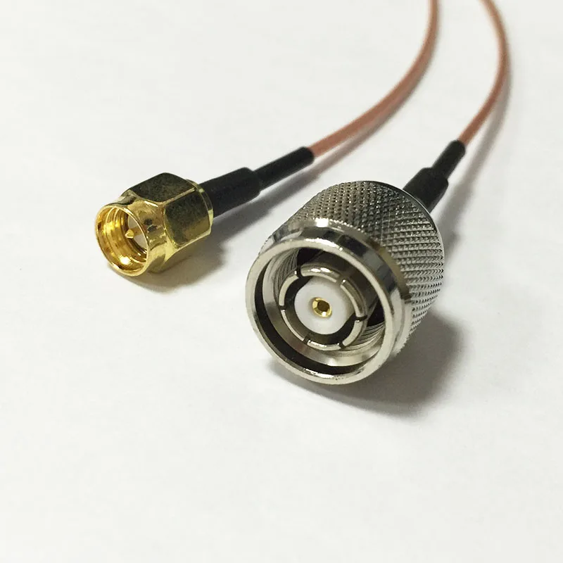 Wi Fi антенный адаптер RP TNC штырьковый разъем SMA Штекер кабель перемычки RF RG178 15 см