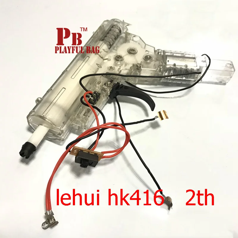 1pcs Игрушки Электрический водяной гелевый пистолет Открытый CS Снайпер игры аксессуары Lehui HK416 2th журнал/коробка/ручка/барабан волна журнал - Цвет: 1pcs