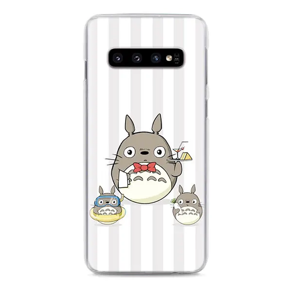 08 Аниме Тоторо, гибли спирированный чехол для телефона s для samsung Galaxy S8 S9 S10 Plus S10e M10 M20 S6 S7 edge Жесткий PC чехол-накладка - Цвет: 08