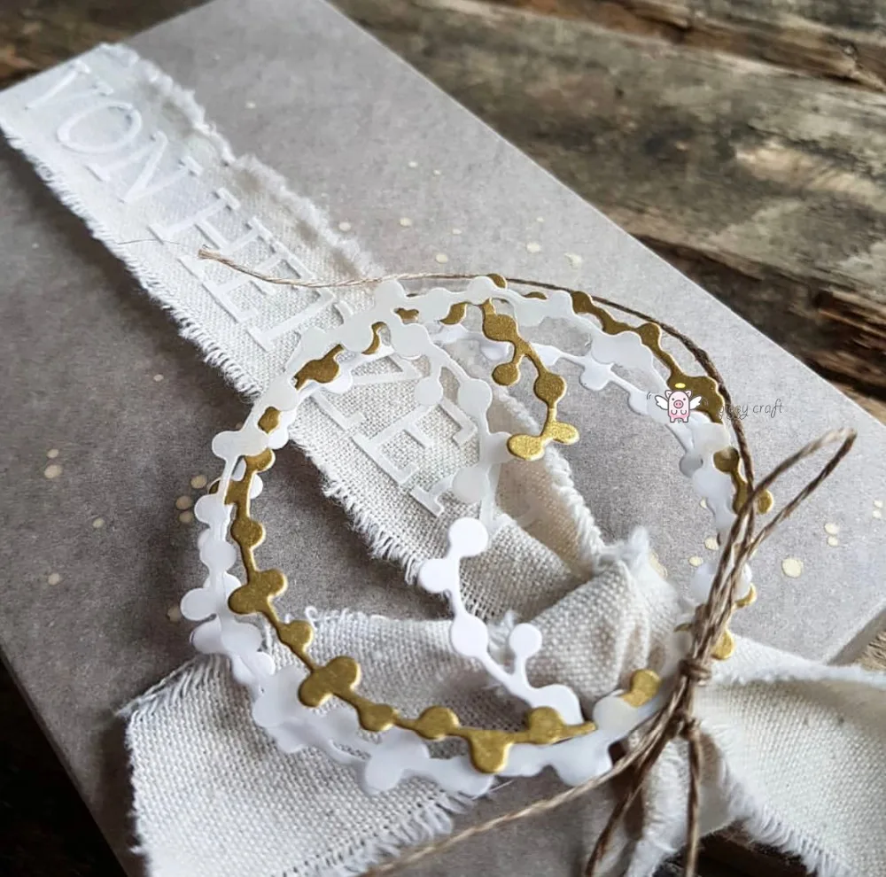 Металлические Вырубные штампы форма для вырезания 2 шт. круглые металлические