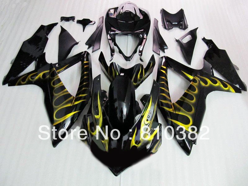Комплект обтекателей под давлением для GSXR600 750 08 09 GSXR750 GSX R600 K8 2008 2009 комплект