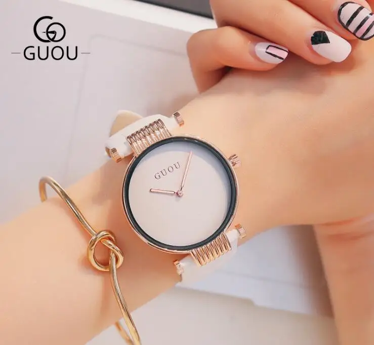 Женские часы Роскошные Кварцевые женские с ремешком европейские и американские