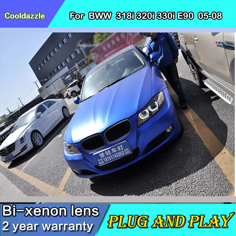 Автомобильного тюнинга Чехол для BMW E90 318i 320i 330i светодиодный головной светильник s