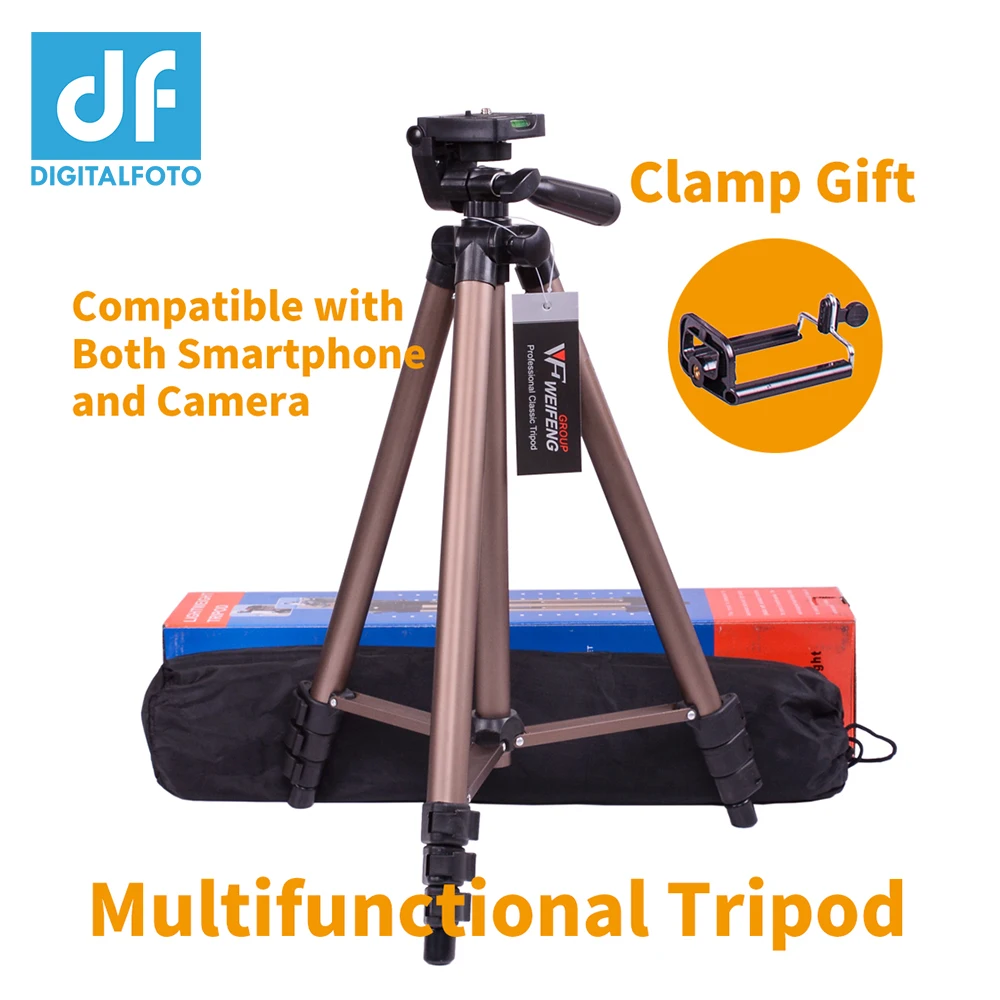 Мини штатив DIGITALFOTO WT3130A для смартфона видеокамеры камеры iphone X Panasonic Canon Nikon Sony DSLR