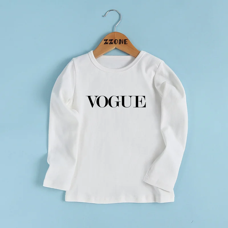 Дети VOGUE с буквенным принтом Футболка для детей More Issues Than одежда Vogue маленьких