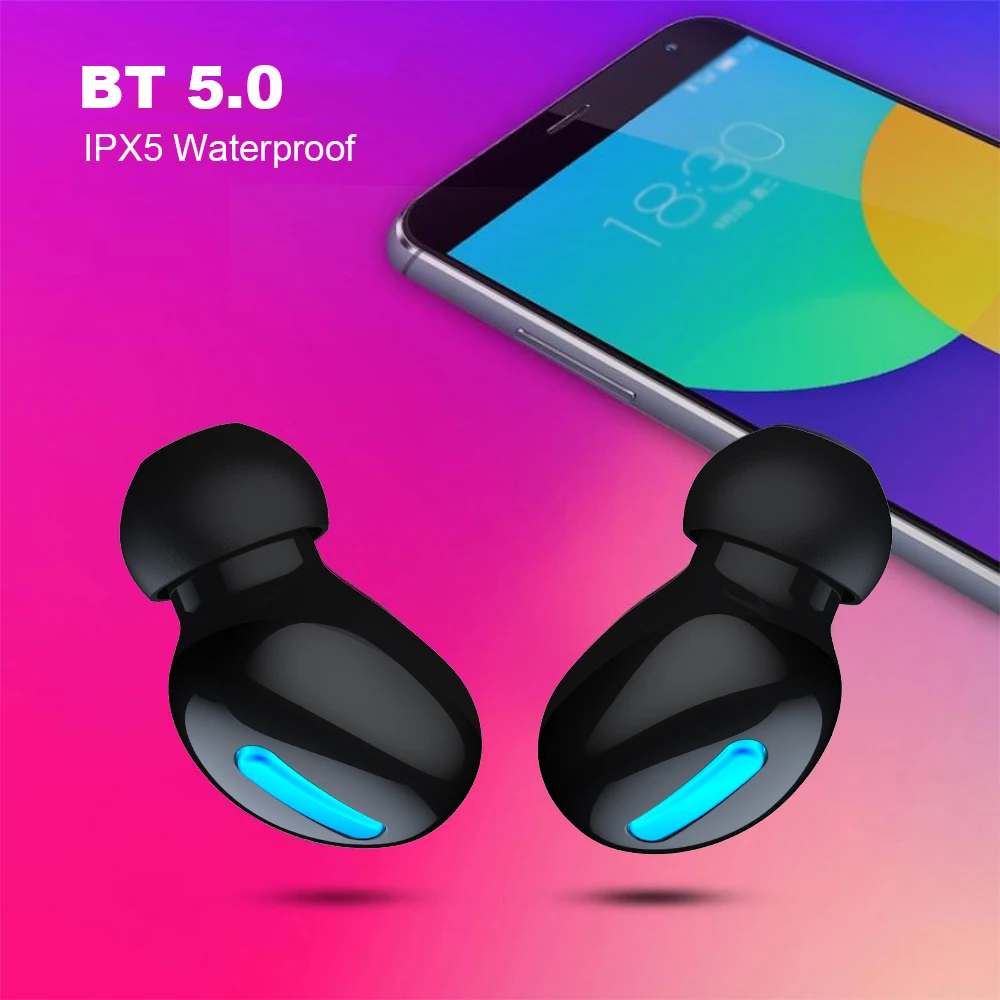 HBQ Q32 Новинка BT5.0 TWS беспроводные наушники Bluetooth стерео свободные руки спортивные