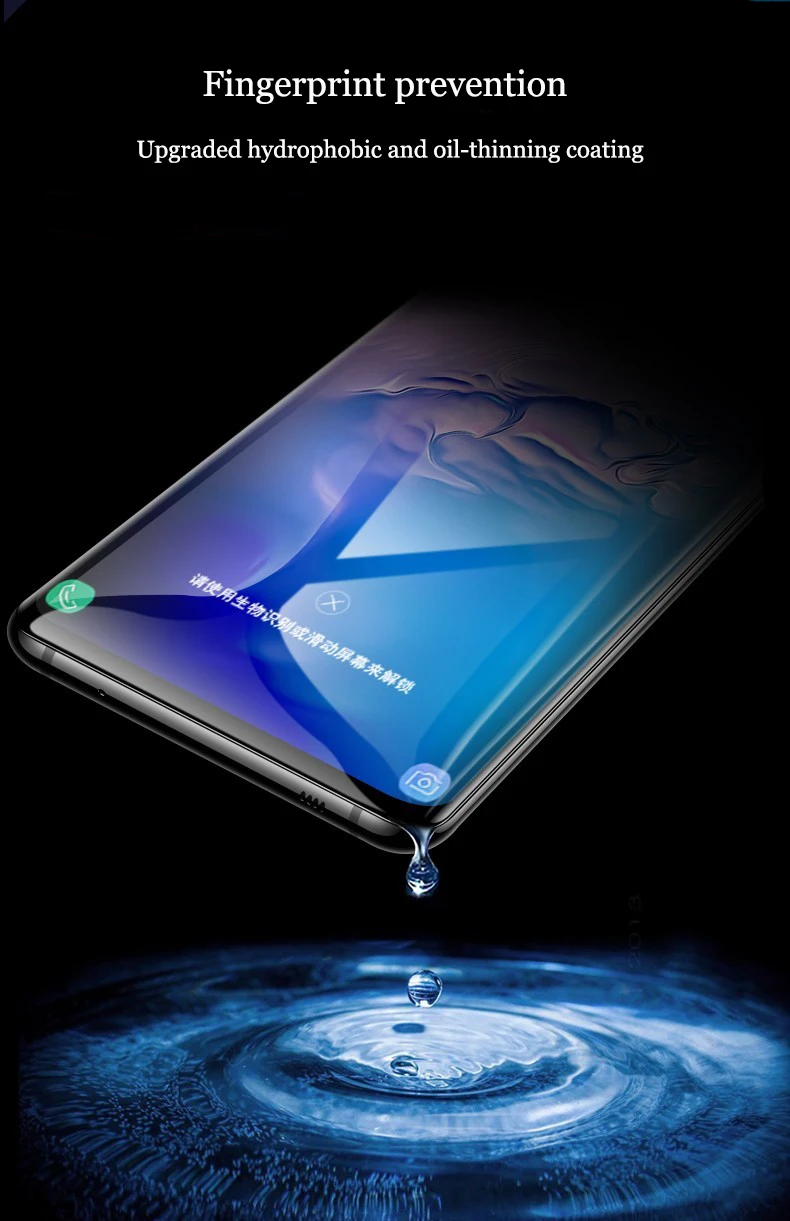 Ультрафиолет закаленное стекло для samsung s10 5G note 10pro 9 8 жидкая прозрачная пленка для Galaxy s10 s8 s9 plus защита экрана