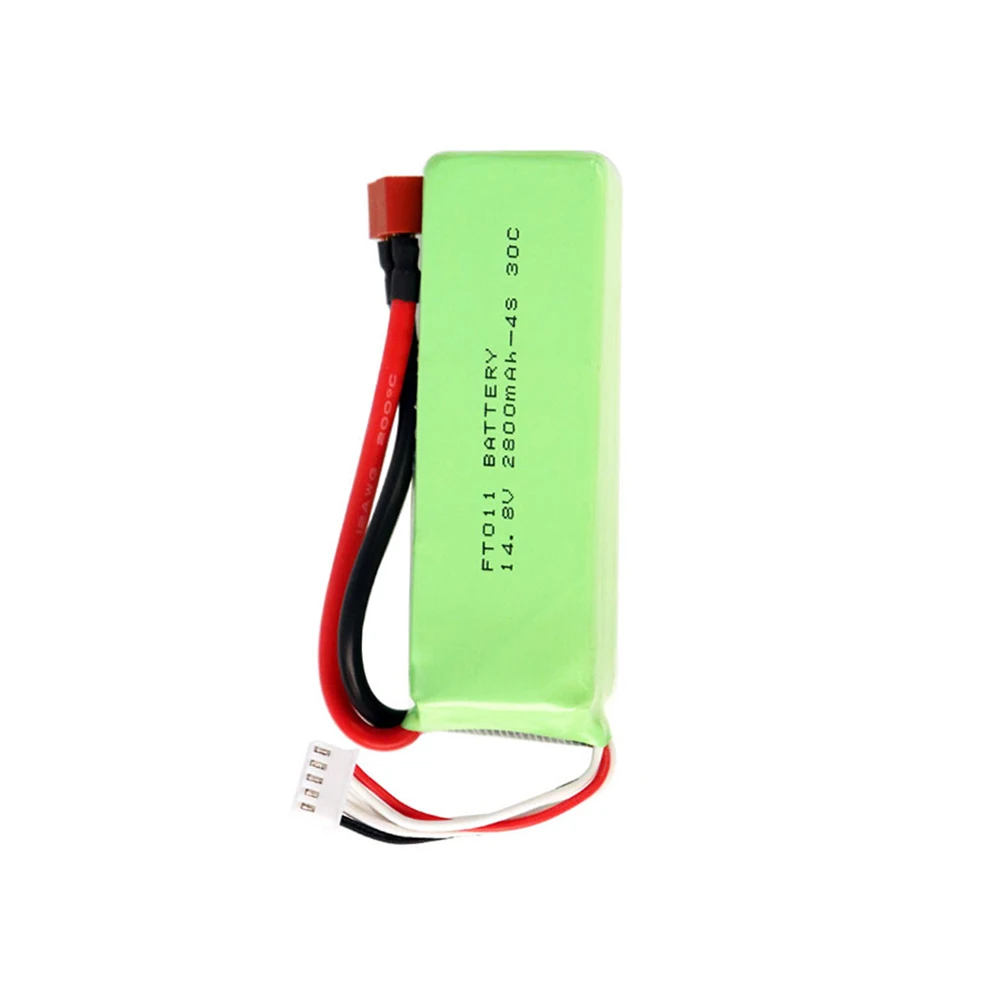 Lipo аккумулятор для FT010 FT011 14 8 в 2800 мАч батарея радиоуправляемой лодки вертолета