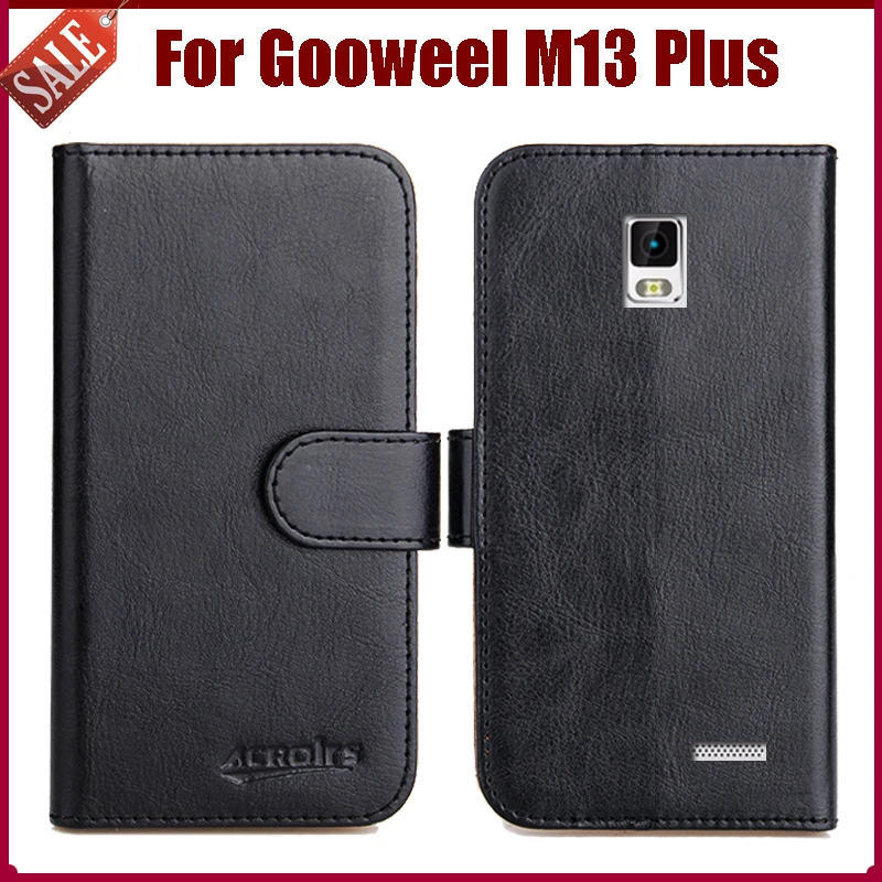 

Gooweel M13 Plus Case New Arrival 6 Colors High Quality Flip Leather Protective Cover For Gooweel M13 Plus Case Phone Bag