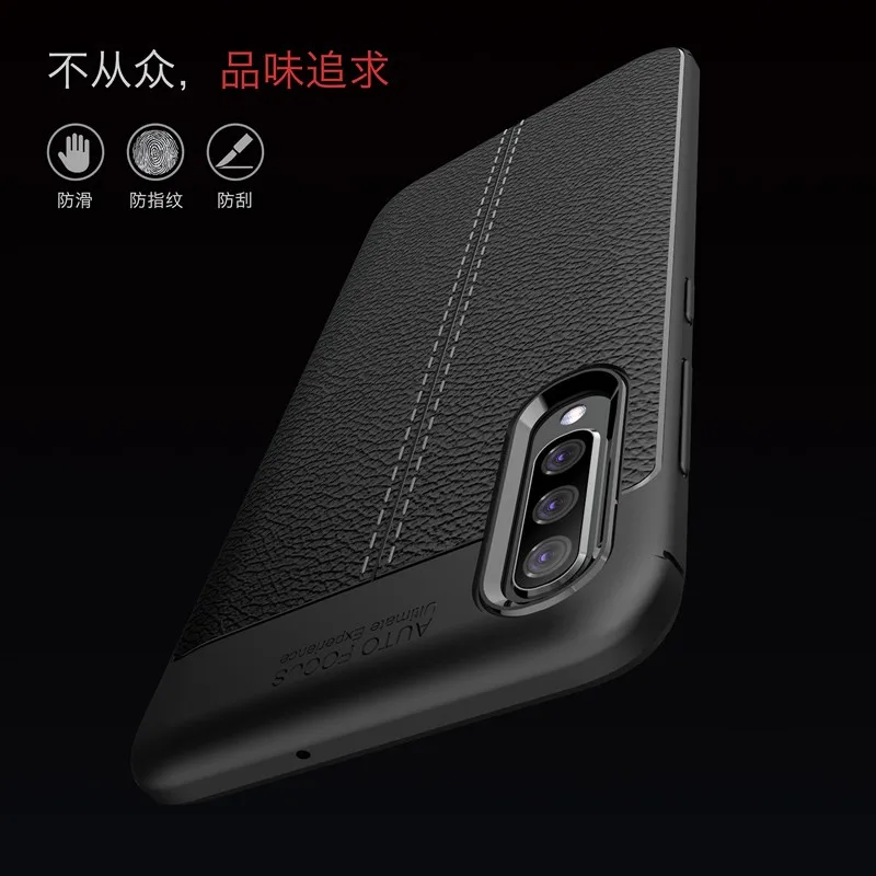 Для samsung Galaxy A70 Чехол кожаный Стильный чехол прочный ТПУ чехол для телефона для Galaxy A50 A 70 чехол 360 полная защита бампер