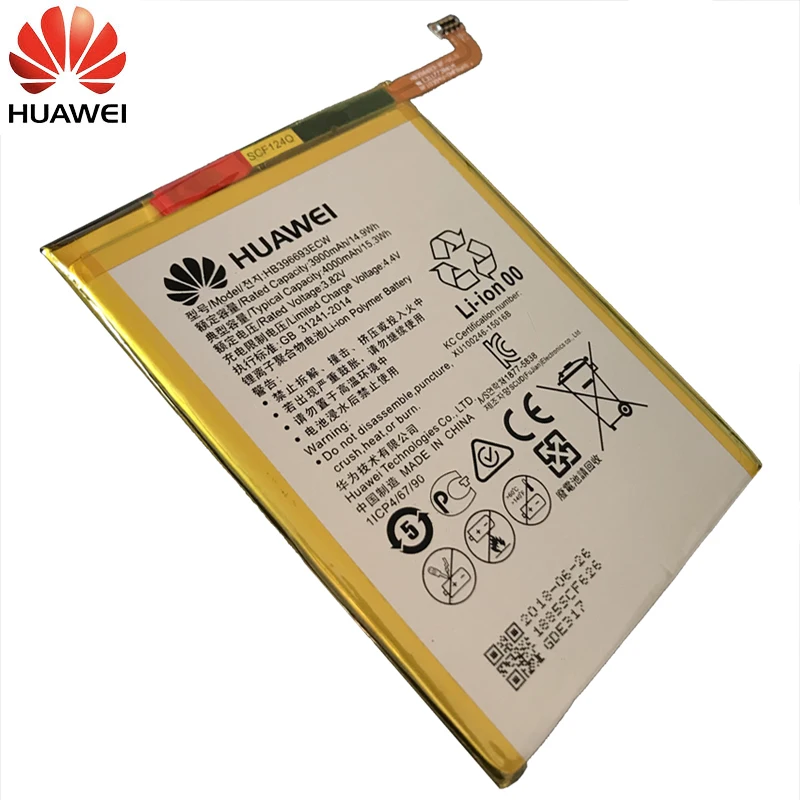 Huawei оригинальный телефон Батарея HB396693ECW для huawei Коврики 8 NXT AL10 TL00 CL00 DL00 замены