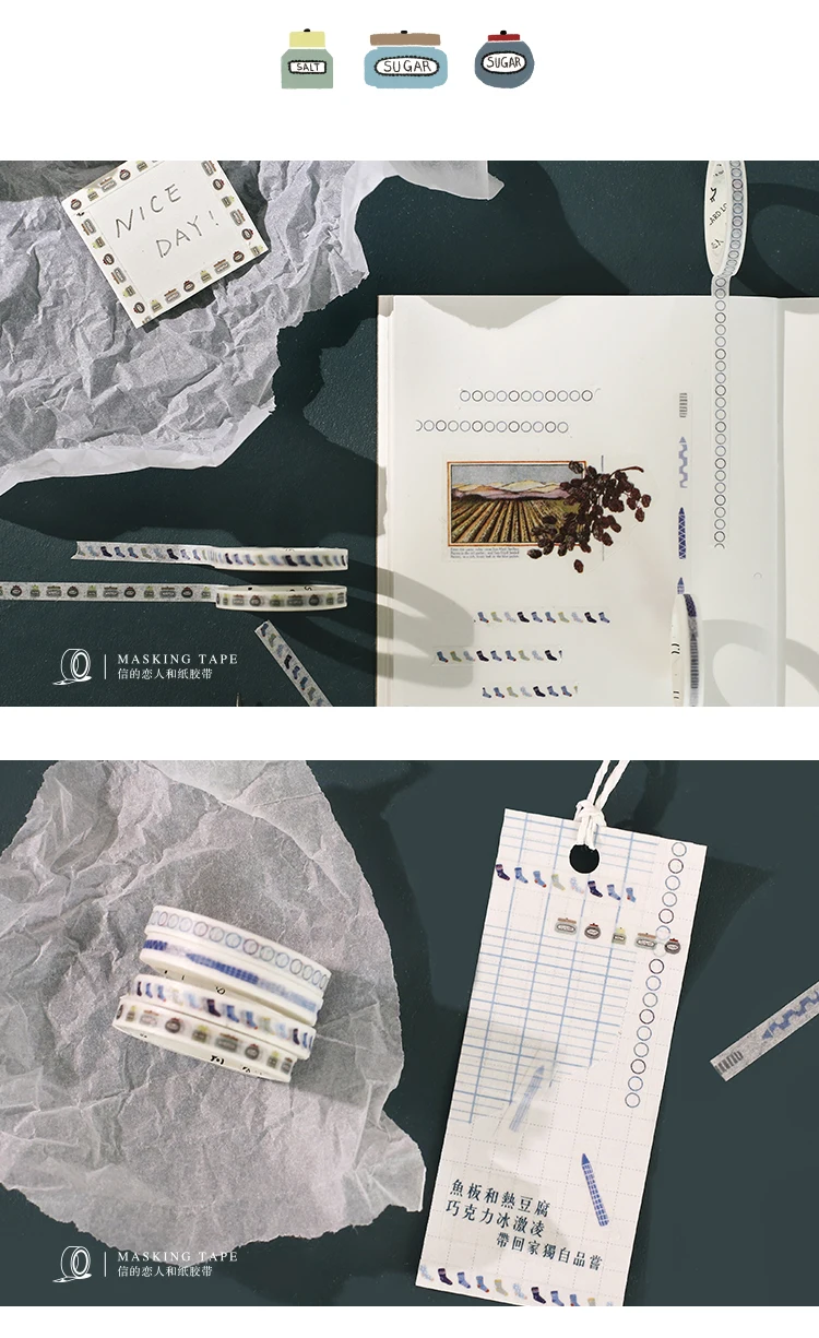 Kawaii mini-world fruit Bullet Journal тонкий набор декоративного скотча васи клейкая лента DIY Скрапбукинг наклейка Label Craft маскирующая лента