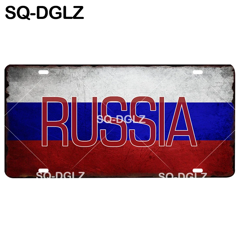 [SQ-DGLZ] швеция/бразилия/аргентина/канада/польша/корея/хорватия/америка национальный флаг металлический знак настенный декор металлические поделки таблички - Цвет: 0528