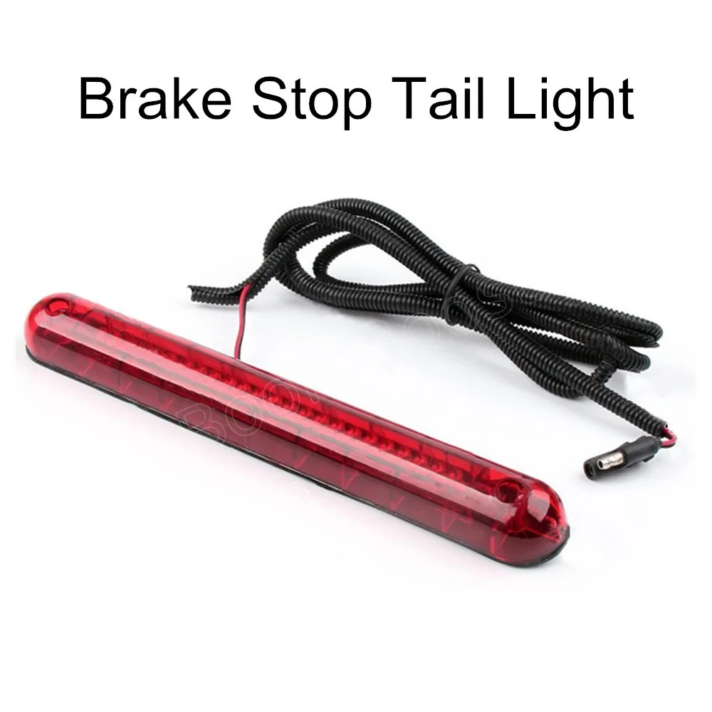 

free shipping Auto 24 LED Red Third Brake Light Bar Tail Lamp Blub For Universal Car DC 12V