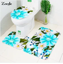 Zeegle kitchen 3 шт набор ковриков для ванной комнаты Нескользящие коврики для ванной напольный коврик для туалета пены памяти коврик для ванной комнаты ковер для ванной комнаты