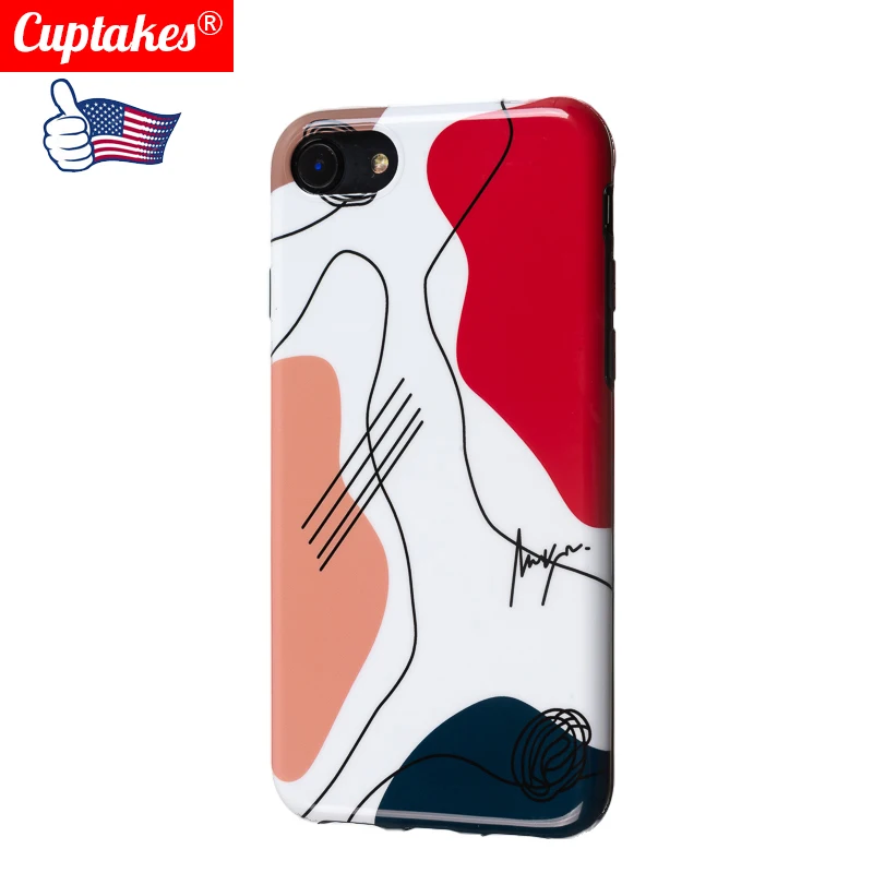 Роскошный глянцевый мягкий силиконовый чехол для Apple iPhone 7 8 Plus X 10 XS Max XR 6S 6 милый