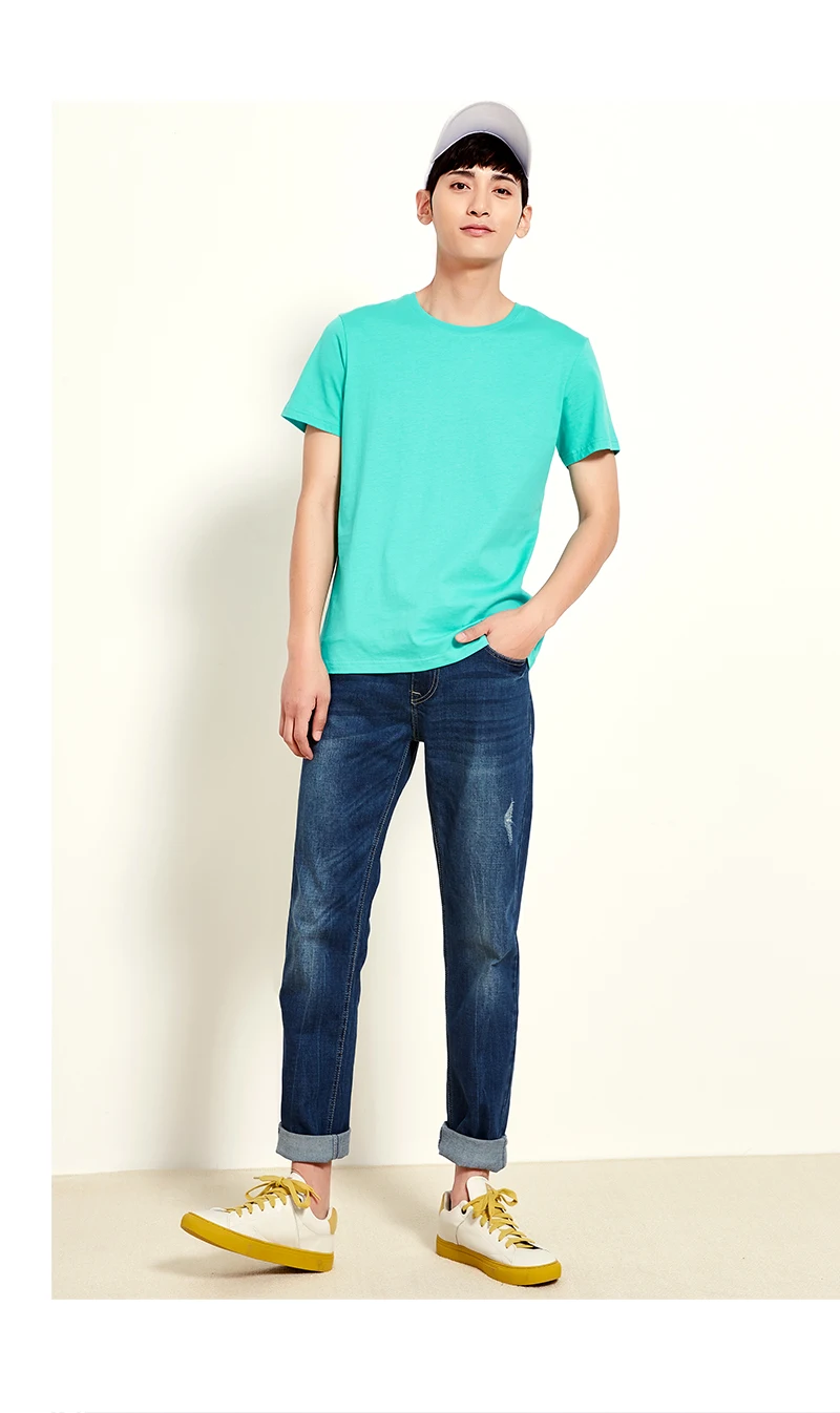 SEMIR, Мужская футболка, мода, футболки мужские, хлопок, белая футболка, Повседневная летняя футболка, мужские футболки, Camiseta Masculina, одежда, Топ