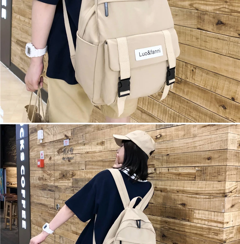DCIMOR New waterproof nylon Women Backpack Large capacity Schoolbags for Teenage girls Travel Backpack Fashion Book Bag Mochila