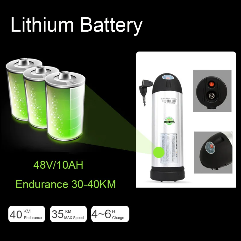 48 V 10Ah мощный аккумулятор электрический велосипед 21 скорость 26 дюймов * 1 95 колесо