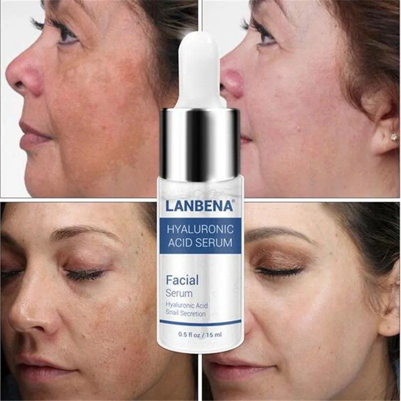 Lanbena 1pcs Hyaluronic Acid Serum Snail Essence Face Cream Moisturizing Treatment Skin Care Repair Whitening AntiAnging Winkles | Красота и