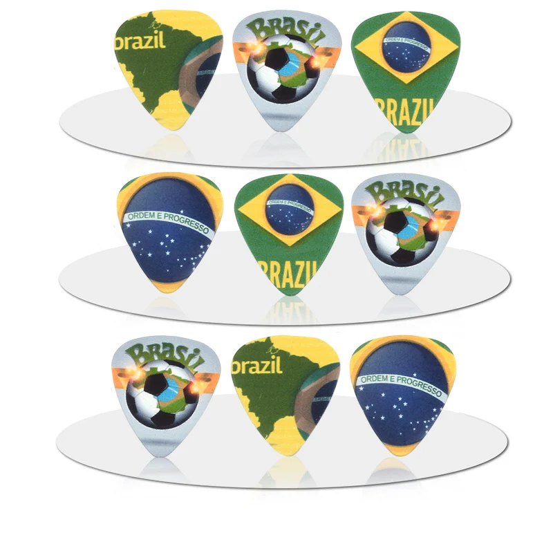 10 шт. палочки для гитары 0 46 мм двусторонняя печать из ПВХ|guitar paddle|guitar partsukulele parts |