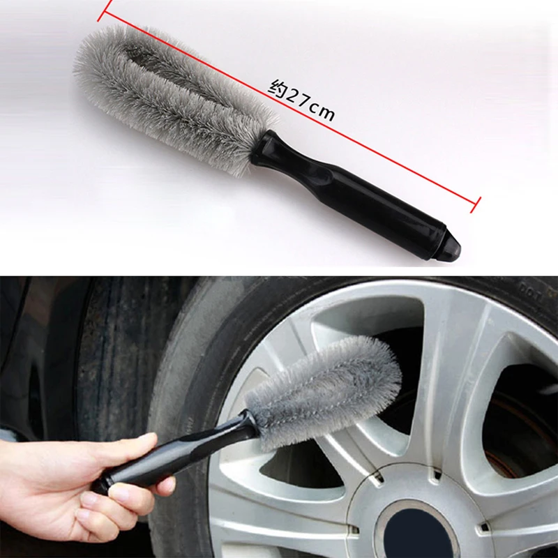 Car cleaning tool tire brush for SEAT Ibiza Leon Toledo Arosa Alhambra Exeo FR Supercopa Mii Altea Cordoba | Автомобили и