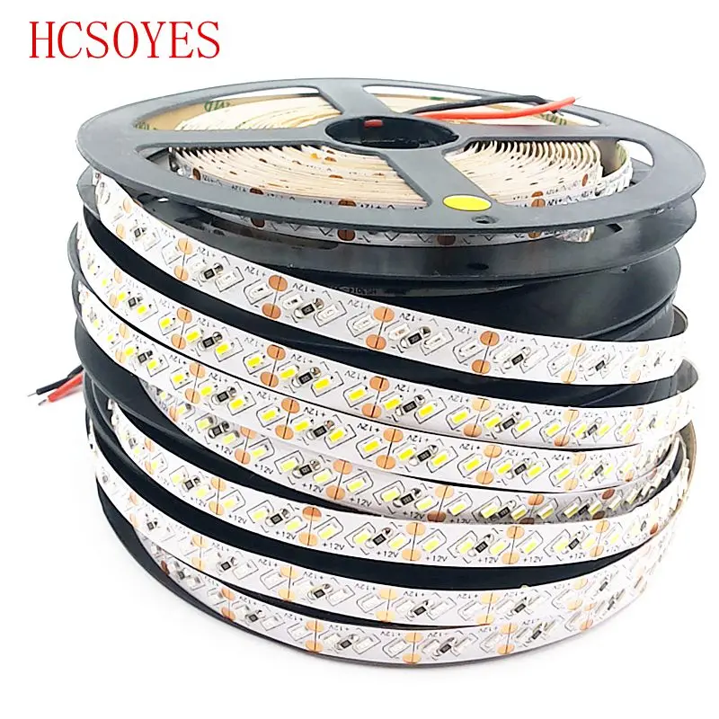 Лента светодиодная SMD 3014 rgb 12 в постоянного тока 5 м/рулон 8 мм 168 светодиодов/м ip30