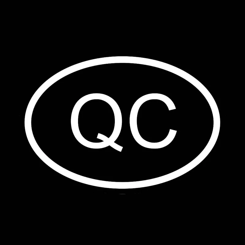 YJZT 13 2 см * 8 9 QC Квебек код страны овальная виниловая наклейка стикер автомобиля