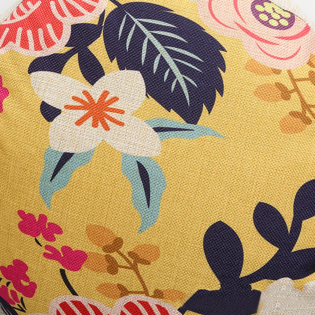 Цветочная китайская круглая подушка для сиденья креативная супер мягкая