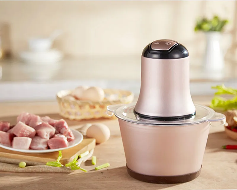Meat Grinders 2.2l color steel grinder USES electric shredded stainless small minced garlic paste for commercial | Бытовая техника