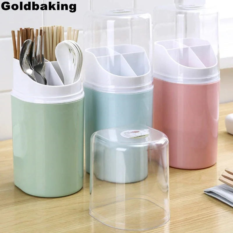 Держатель для кухонной посуды Goldbaking 4 отсека пластиковый держатель утвари с