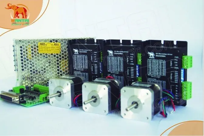 Отличный набор маршрутизатора с ЧПУ! Wantai 3 оси Nema17 шаговый двигатель 42BYGHM809 0 9